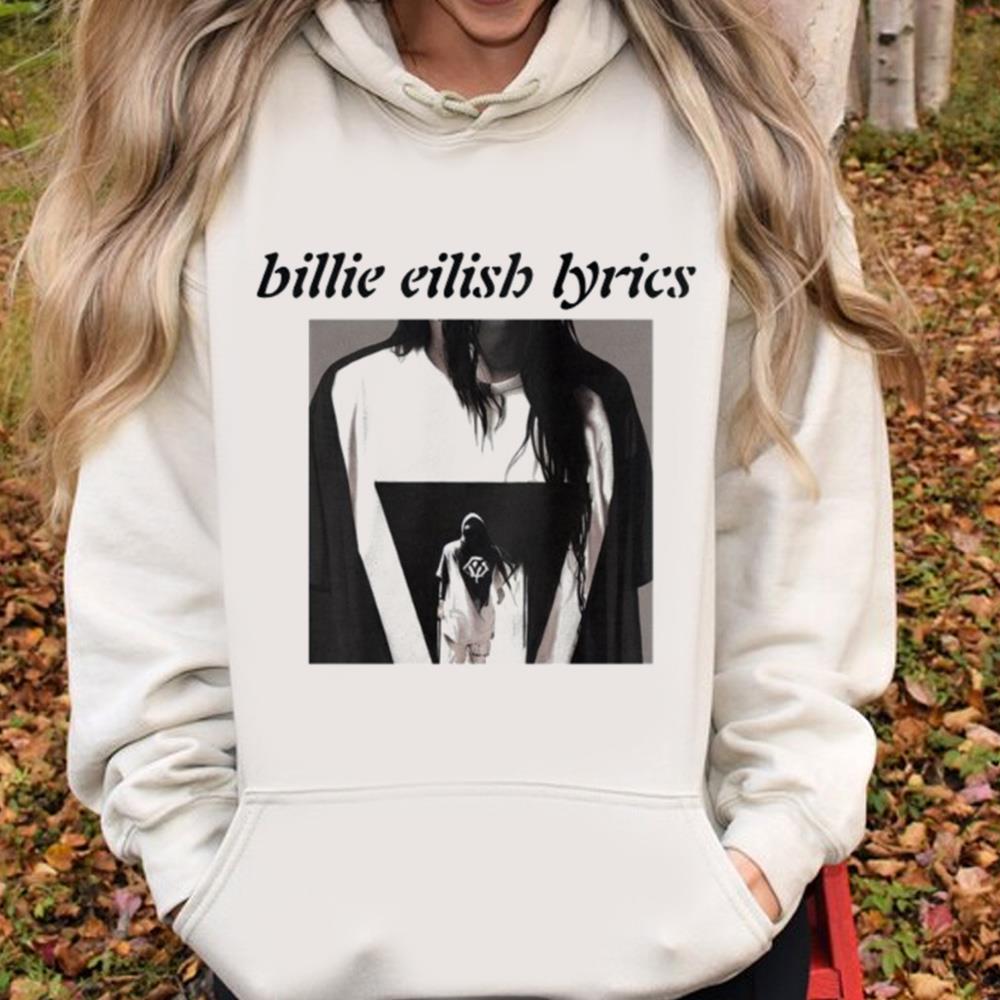 Black Top Big T-Shirt Billie Eilish Lyrics, Billie Eilish Shirt