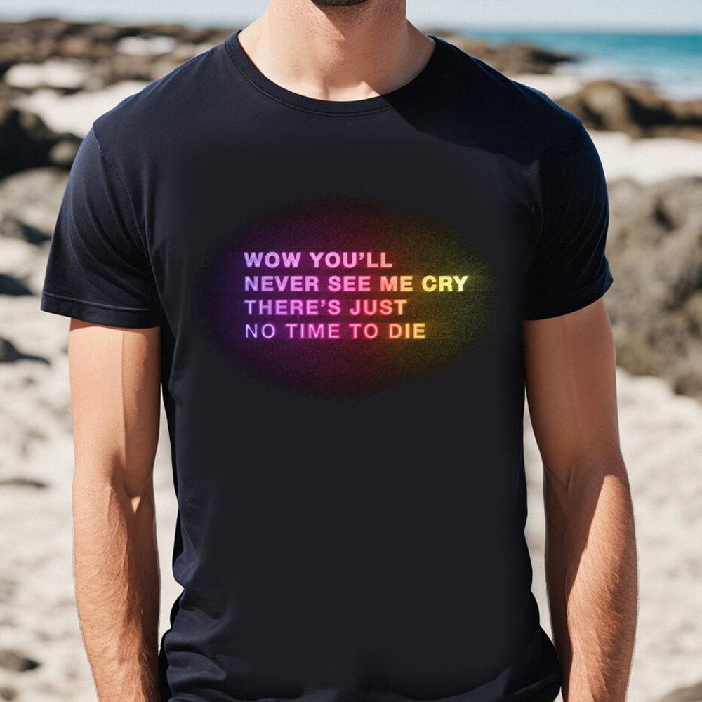 Black Top Big T-Shirt Billie Eilish Song Lyrics Active T-shirt