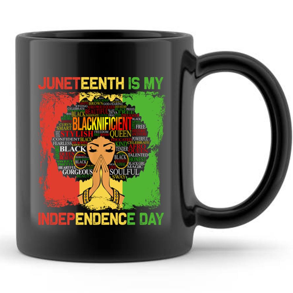 Black Women Juneteenth Is My Independence Day Shirt Black Lives Matter T-Shirt