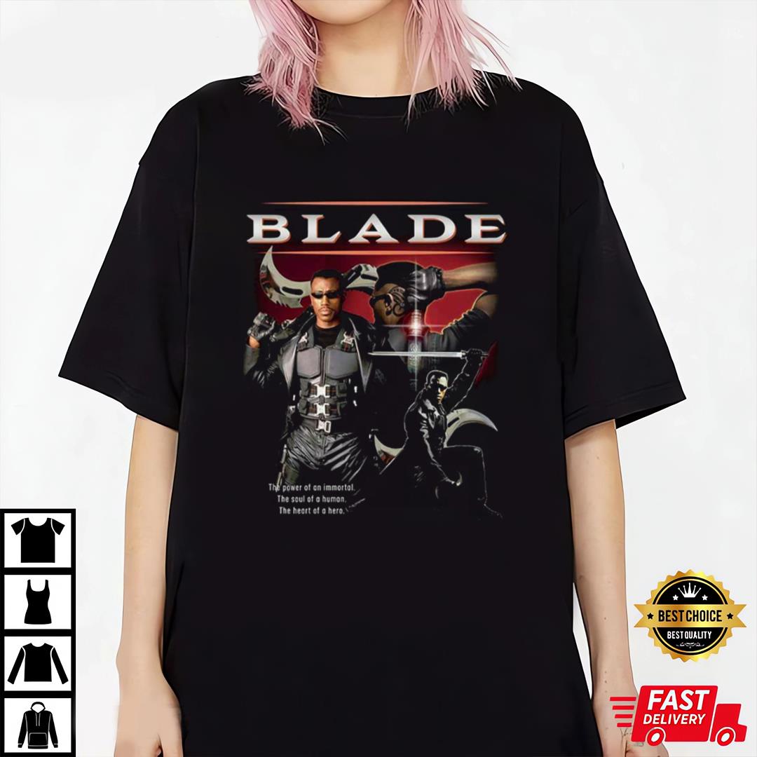 Blade T-Shirt Black Runner Movie Shirt T-shirt