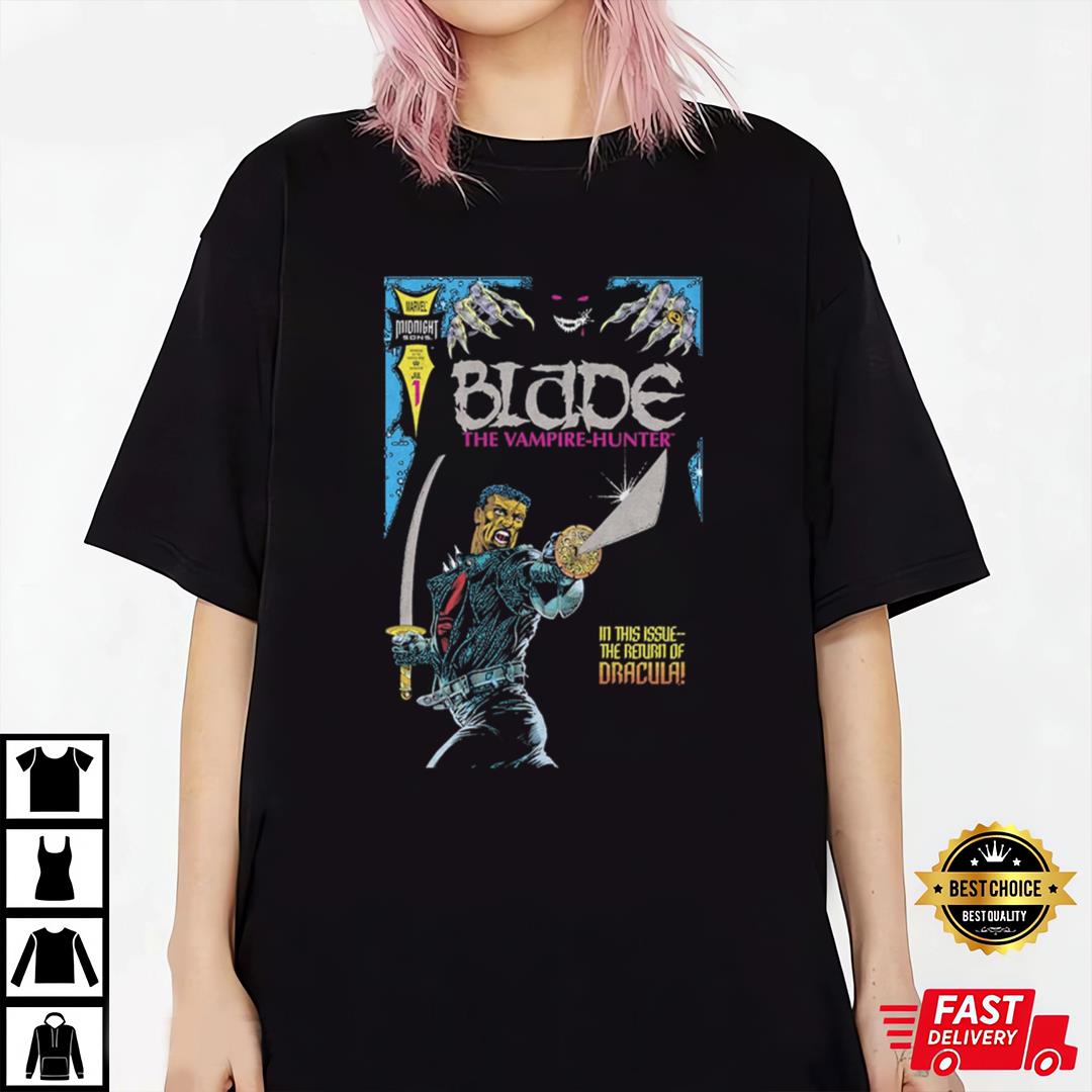 Blade The Vampire Hunter Marvel Comics T-Shirt