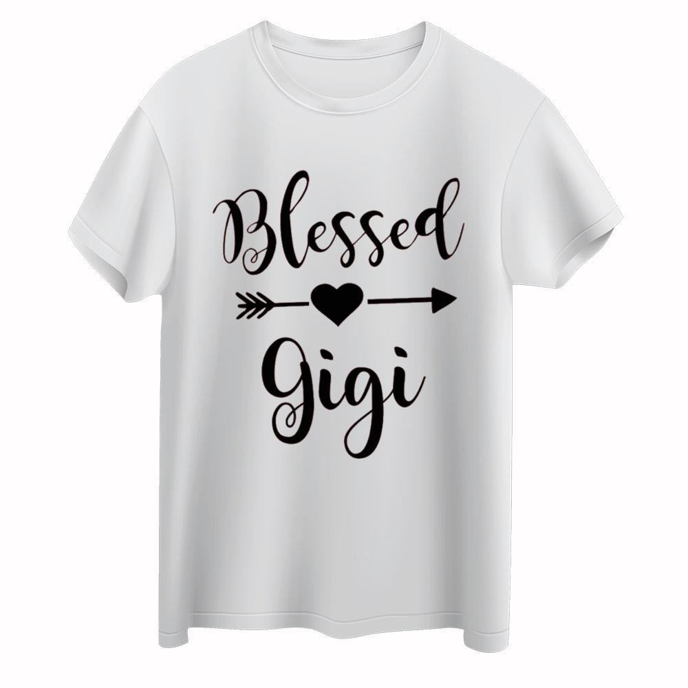 Blessed Gigi, Gigi Shirt Grandma Gift, Gift For Grandma, Blessed Grandma Shirt