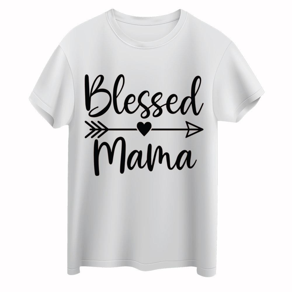 Blessed Mama Shirt, Mom Life Shirt, New Mom Gift, Cute Mom Shirt, Cute Mom Gift