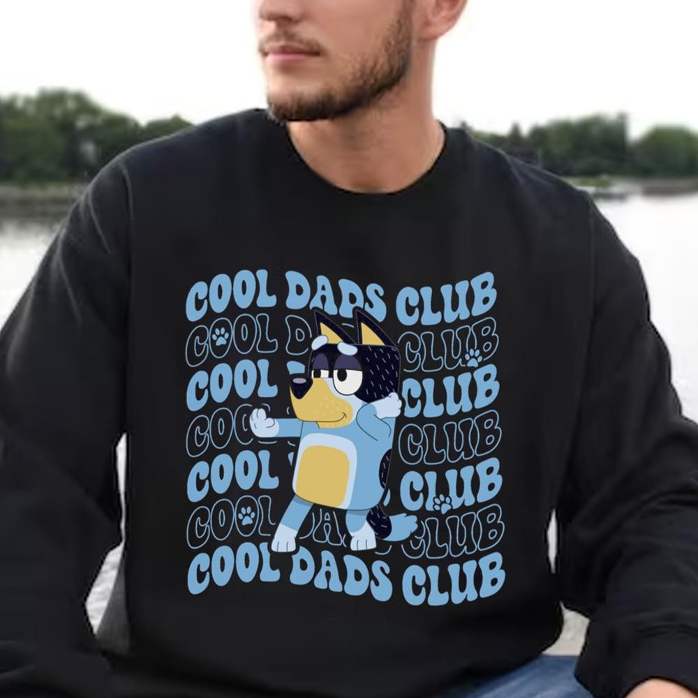 Bluey Cool Dads Club T-Shirt, Bluey Dad Shirt, Cool Dad Shirt