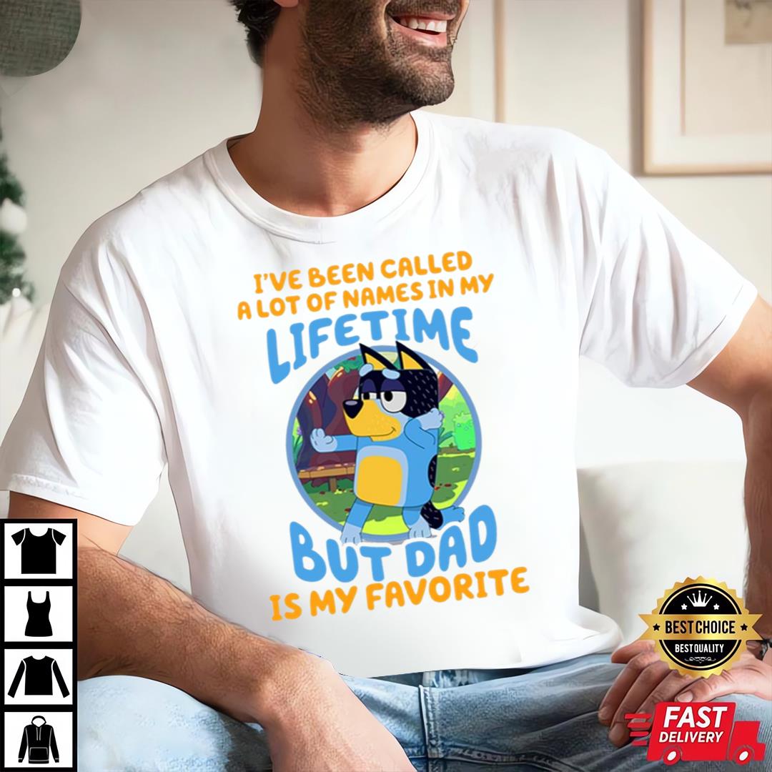 Bluey Dad Shirt, Bluey Dad Tee, Family Bluey, Heeler Family T-shirt