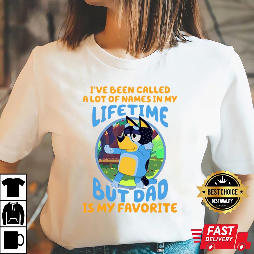 Bluey Dad Shirt, Bluey Dad Tee, Family Bluey, Heeler Family T-shirt
