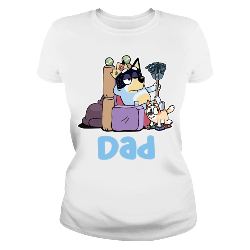 Bluey Family T-shirt, Bluey Dad Shirt, Bluey Father Shirt
