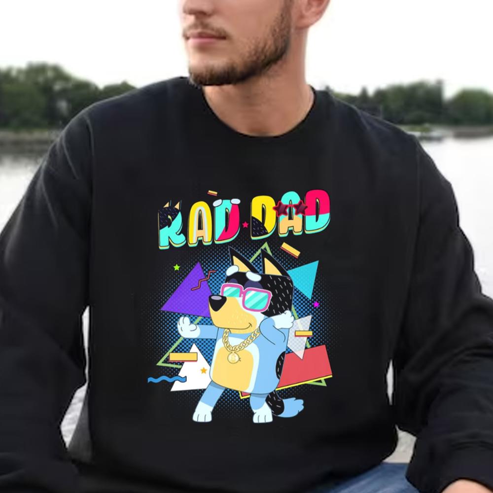 Bluey Rad Dad Shirt, Bluey Dad Shirt, Bluey Family Shirt, Shirt For Dad