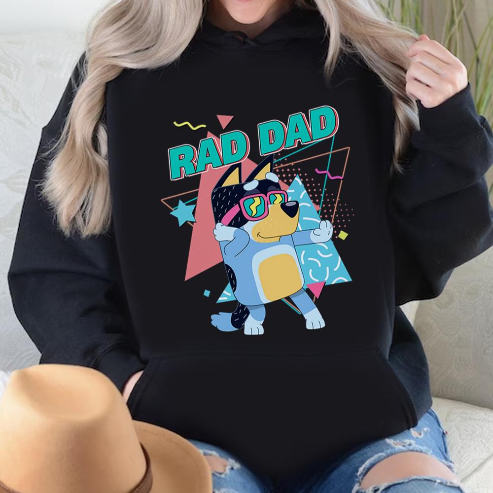 Bluey Rad Dad Shirt, Rad Dad Tshirt, Bluey Bandit Shirt