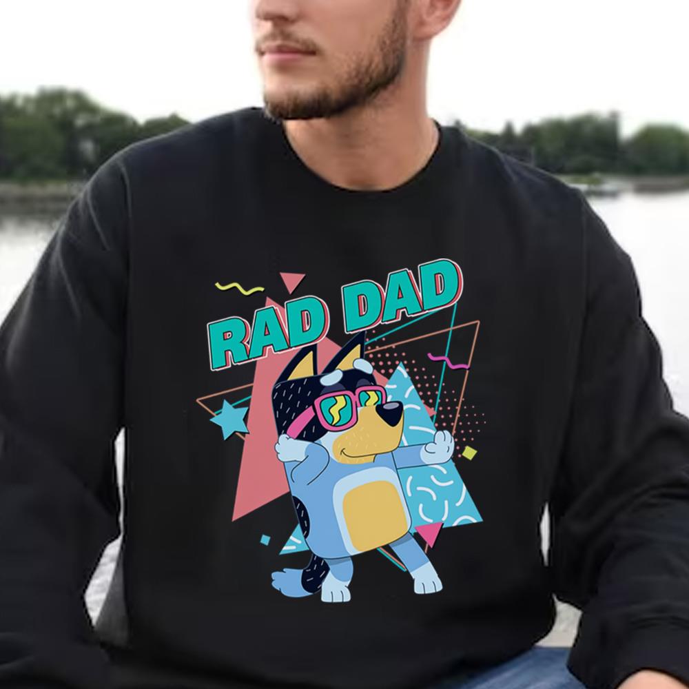 Bluey Rad Dad Shirt, Rad Dad Tshirt, Bluey Bandit Shirt