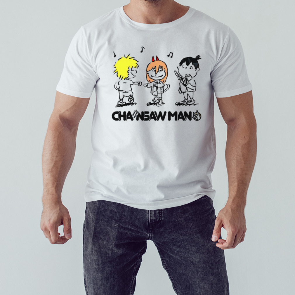 Chainsaw Man X Peanuts shirt 1 Unisex shirt