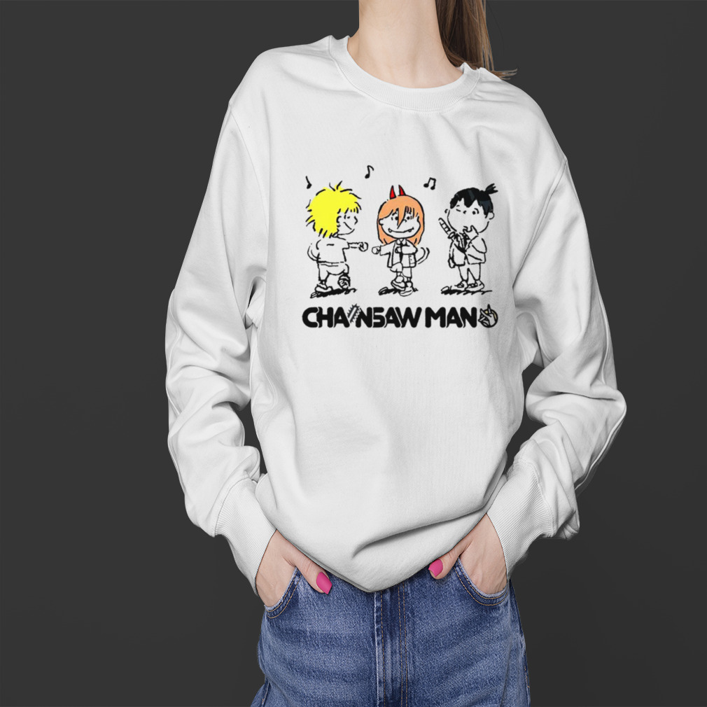 Chainsaw Man X Peanuts shirt 4 Sweater