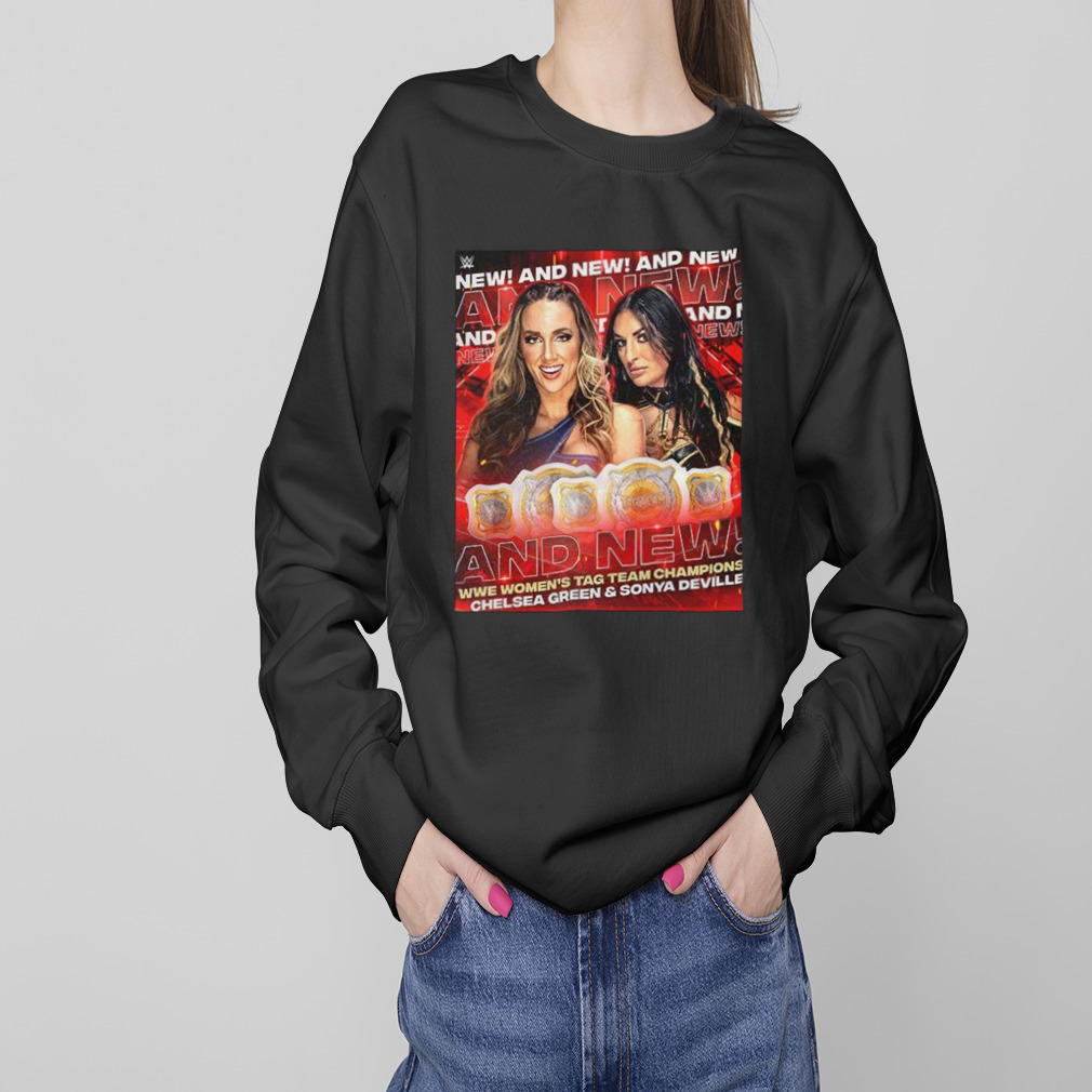 Chelsea Green And Sonya Deville And New WWE Women’s Tag Team Champions T-Shirt 4 Sweaters