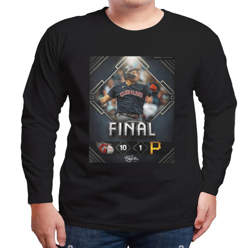 Cleveland Guardians Josh Naylor Owns Pittsburgh For The Land Guardians Wins T-Shirt 3 Longsleeve tshirt