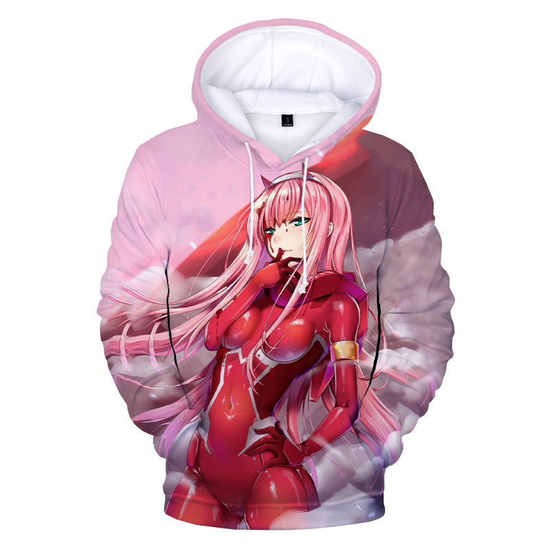 DARLING in the FRANXX Zero Two 3D Print Hoodie Sweatshirts