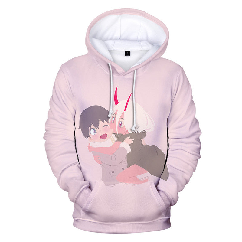 Darling In The Franxx Cute HIRO Zero Two Hoodies