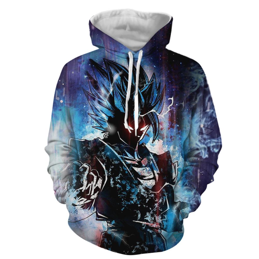 Dragon Ball Goku God Form 3d Hoodie