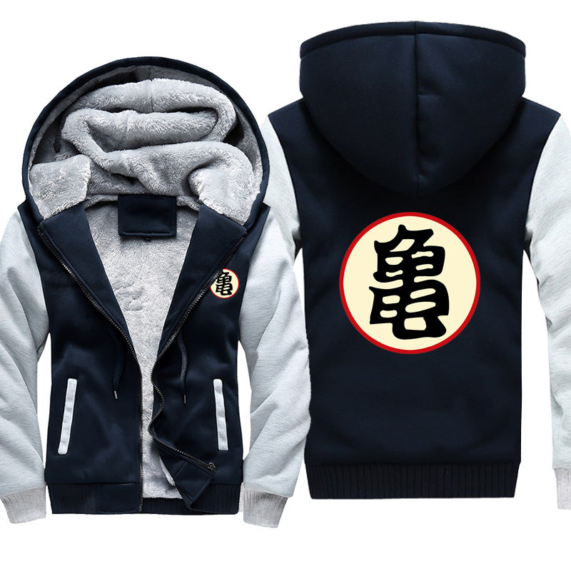 Dragon Ball Jackets - Solid Color Dragon Ball Anime Series Cartoon Icon Fleece Jacket