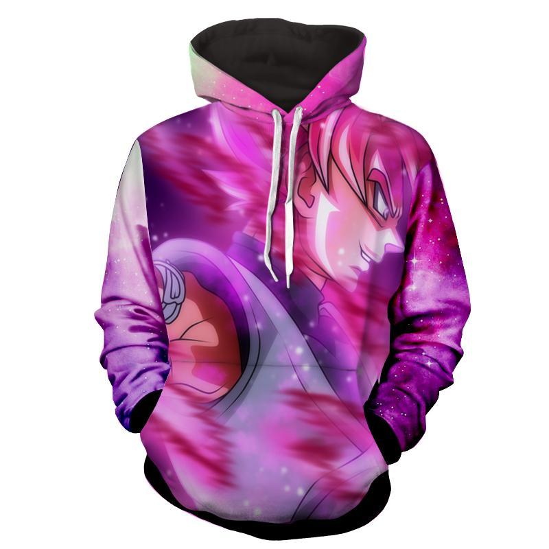 Dragon Ball Pink Goku 3D Hoodie