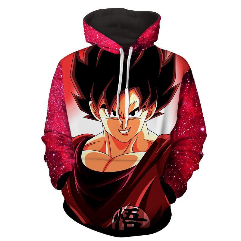 Dragon Ball Red Goku 10x Kaioken Hoodie