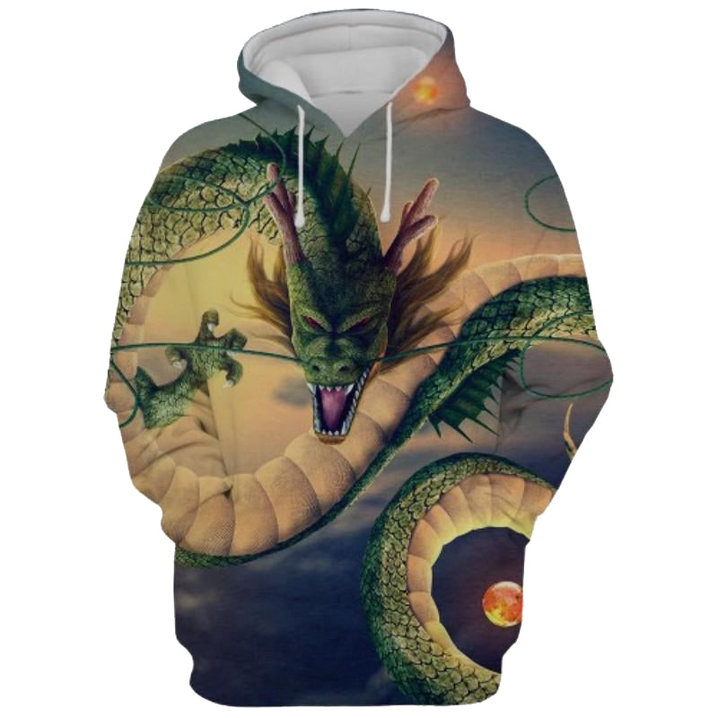 Dragon Ball Shenron 3D Printed Hoodie