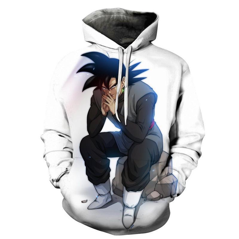 Dragon Ball Super Z- Goku Black Plotting 3D Hoodie