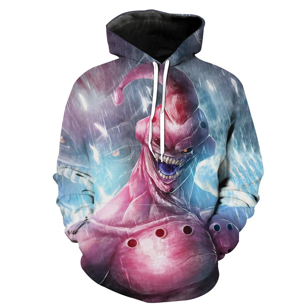 Dragon Ball Z Buu Sweatshirt - Creepy Super  Apparel Pullover Hoodie