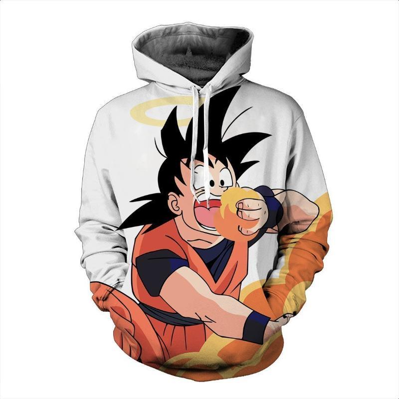 Dragon Ball Z- Hungry Goku 3D Hoodie