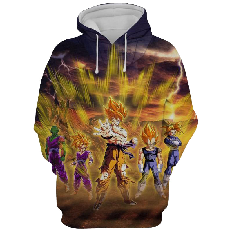 Dragon Ball Z Kai- 3D Printed Hoodie