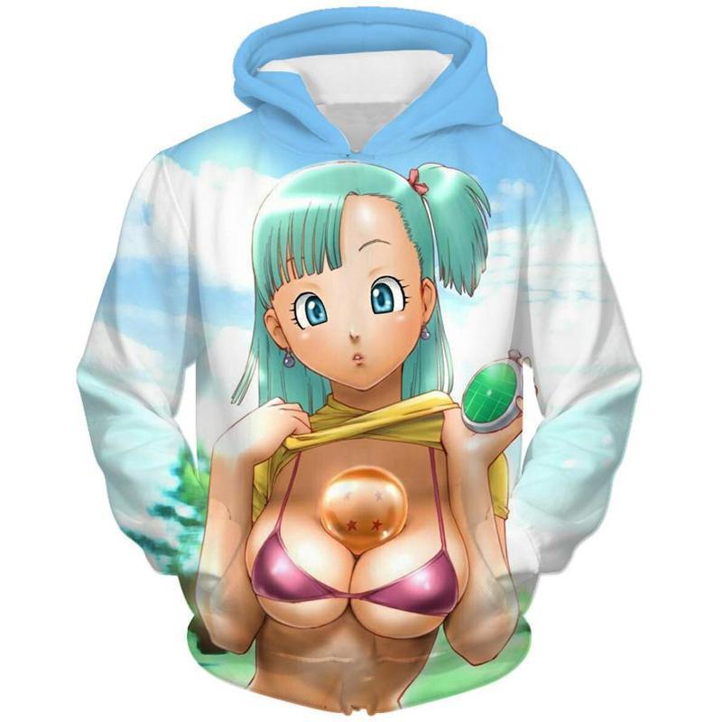 Dragon Ball Z- Sexy Bulma 3d Hoodie