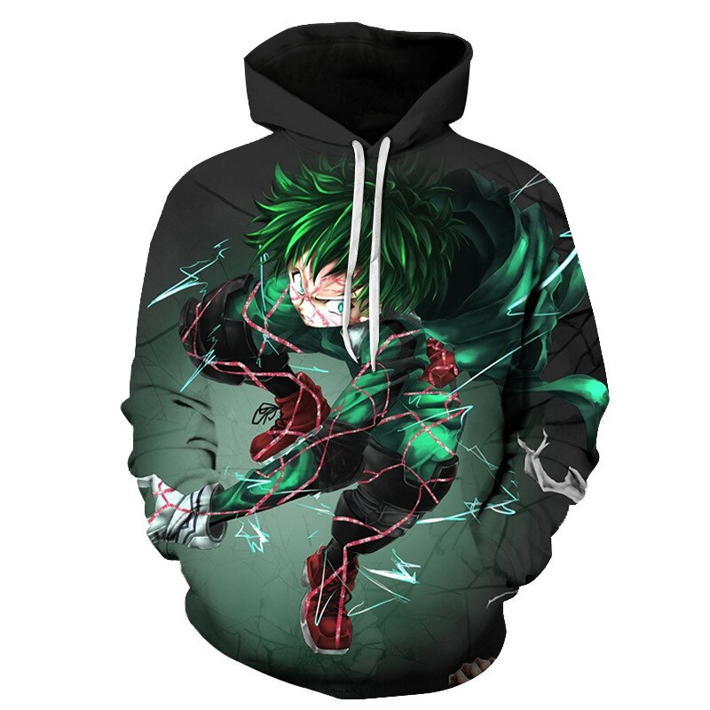 Fashion My Hero Academia Bakugou Katsuki 3D Printed Hoodies Sweatshirts