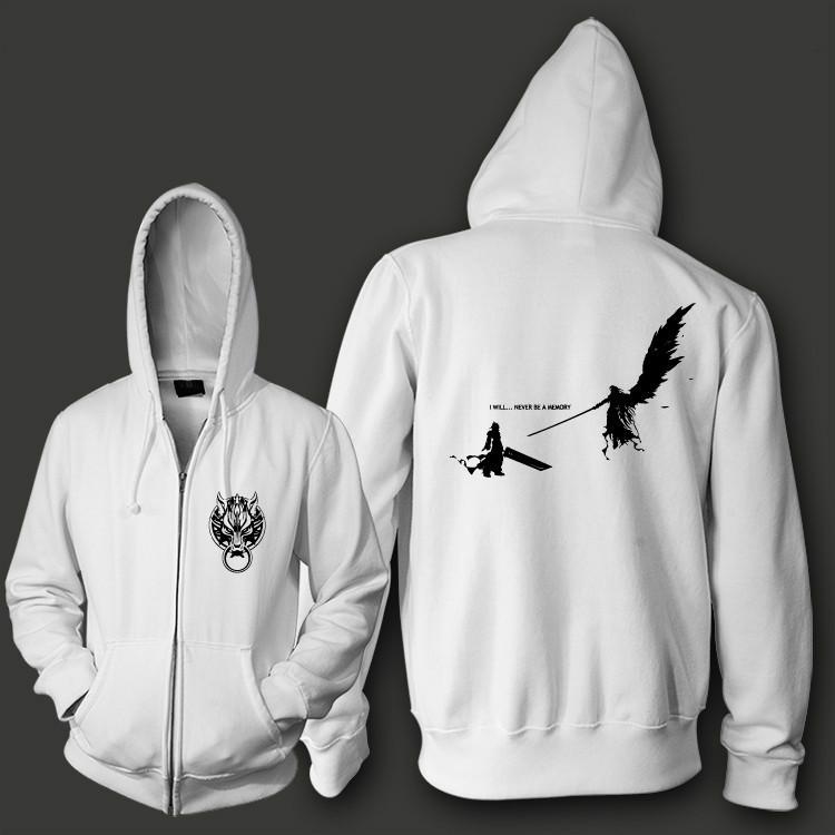 Final Fantasy Hoodies - Zip Up Final Fantasy Hoodie 3 Colors