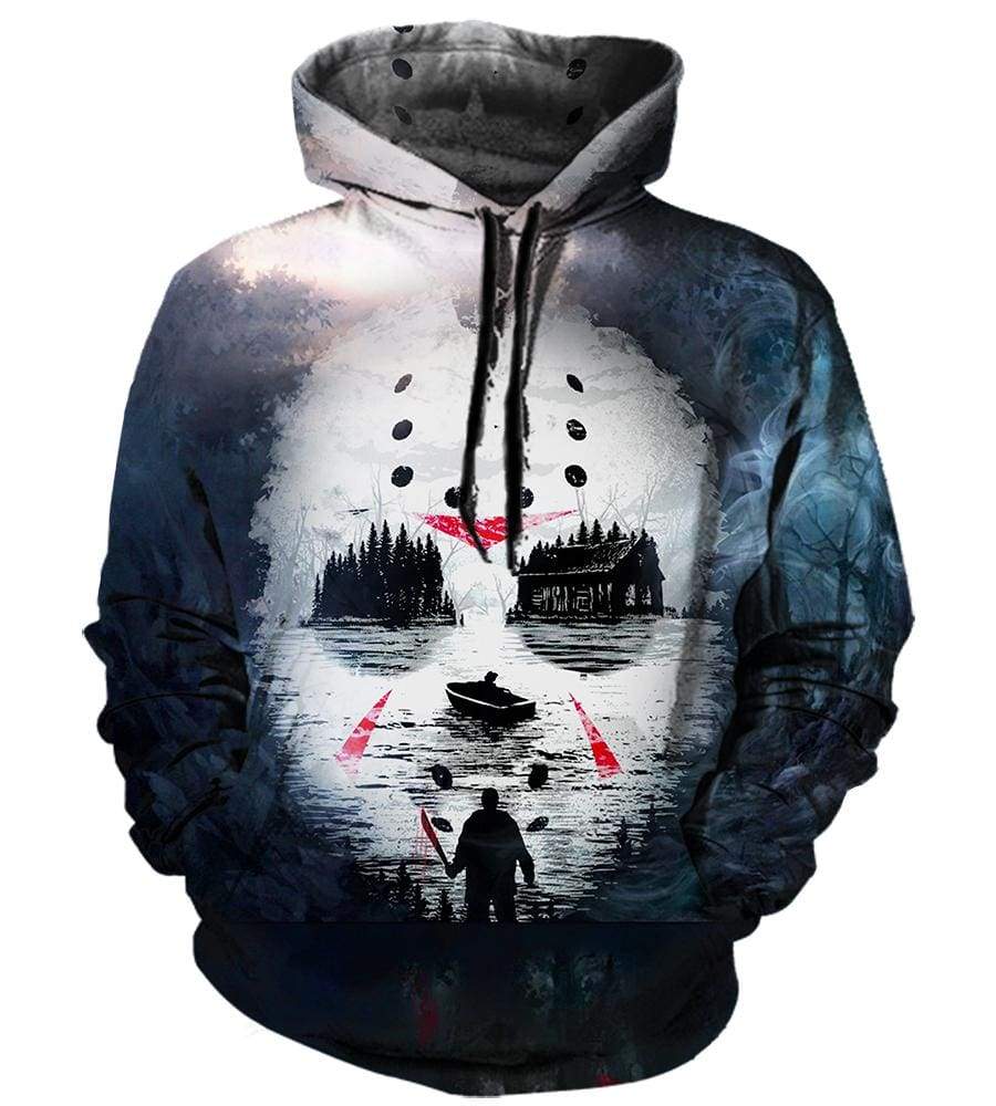 Friday the 13th Hoodies - Pullover Black 3d Hoodie