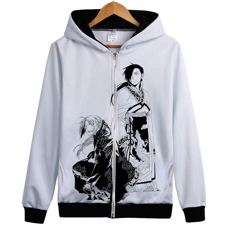 Fullmetal Alchemist Hoodies - Zip Up Cosplay Coat Hoodie