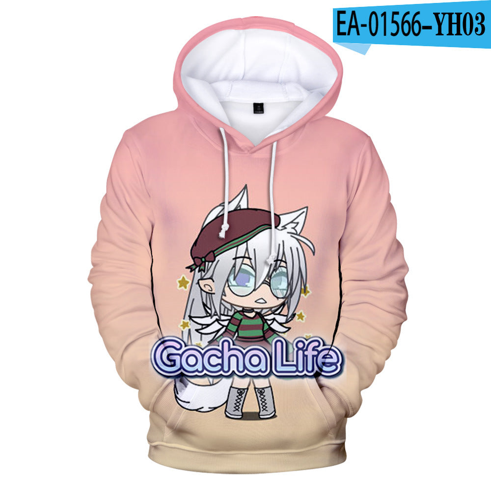 Game Gacha Life Hoody Sweatshirt - Cartoon Hoodies Pullovers