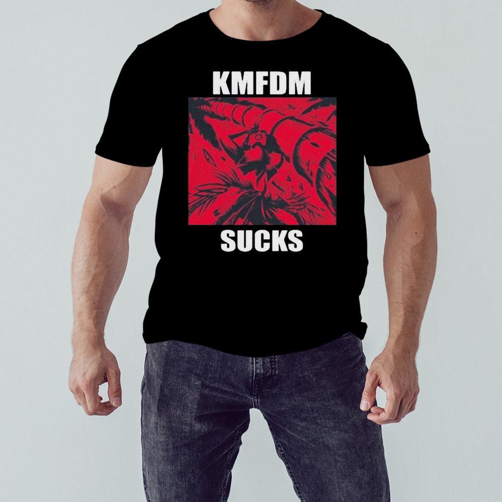 Kmfdm Sucks Blood Red Rare Shirt