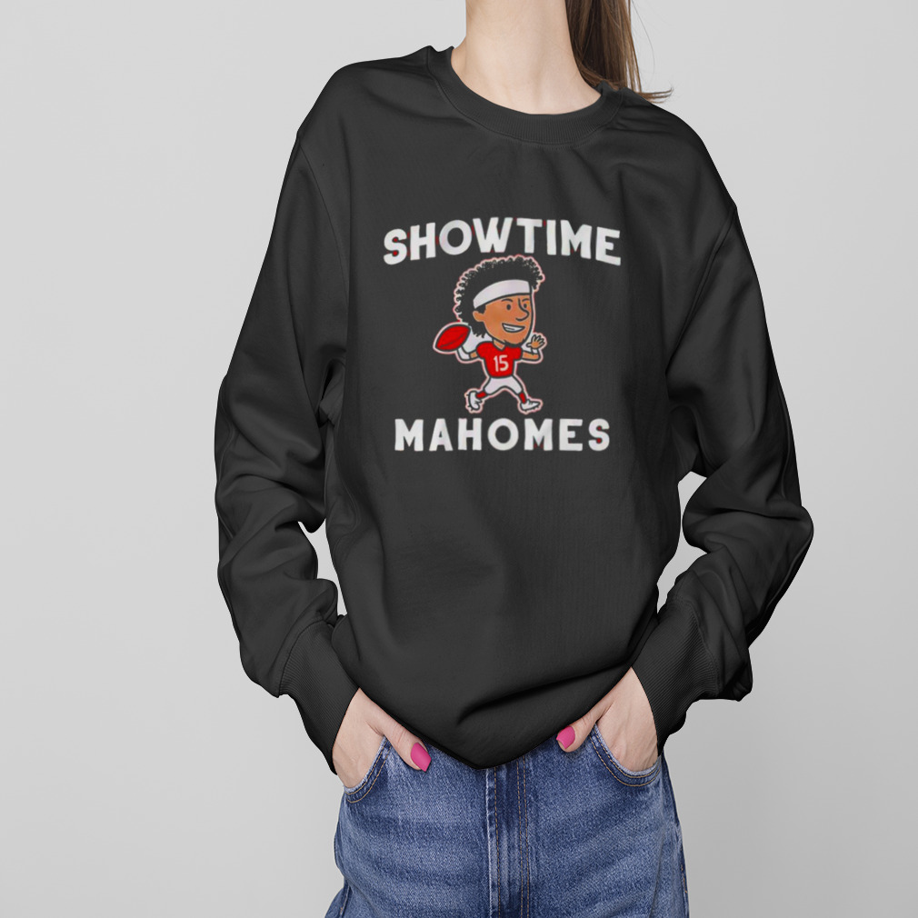 Patrick Mahomes showtime kids cartoon shirt, hoodie, sweater, long sleeve  and tank top