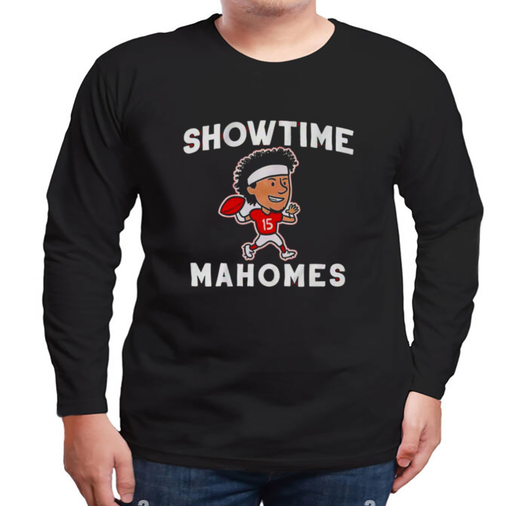 Patrick Mahomes showtime kids cartoon shirt, hoodie, sweater, long sleeve  and tank top