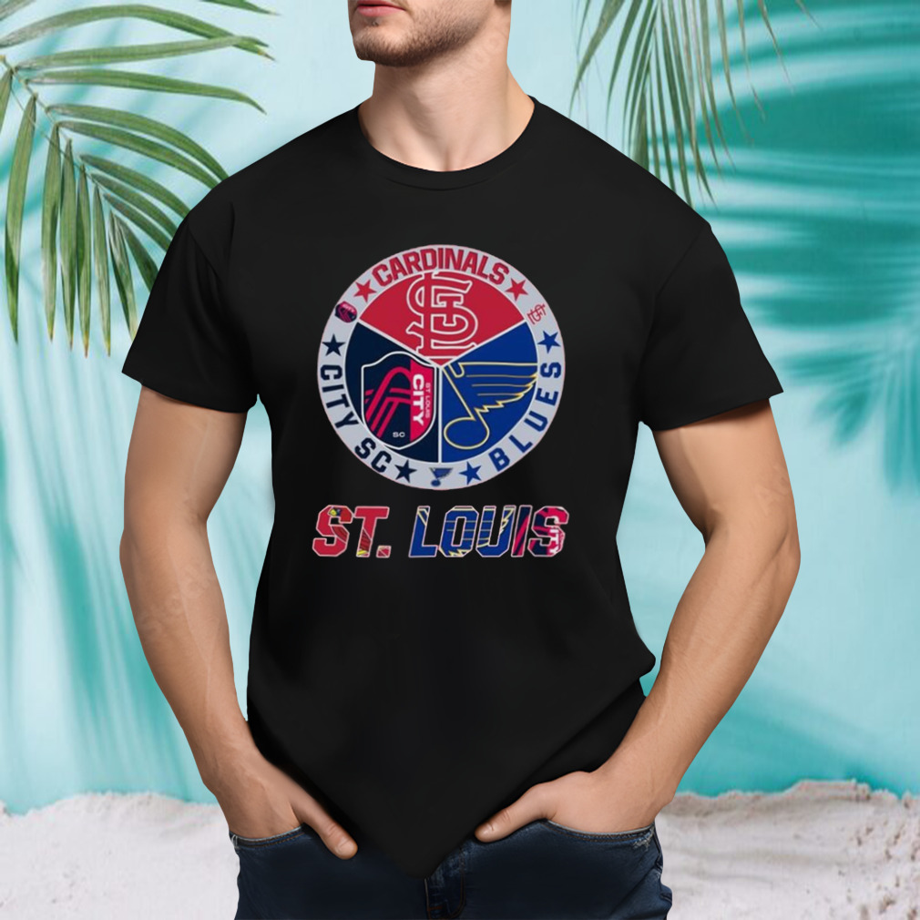 ST Louis Cardinals City SC And Blues 2023 Shirt
