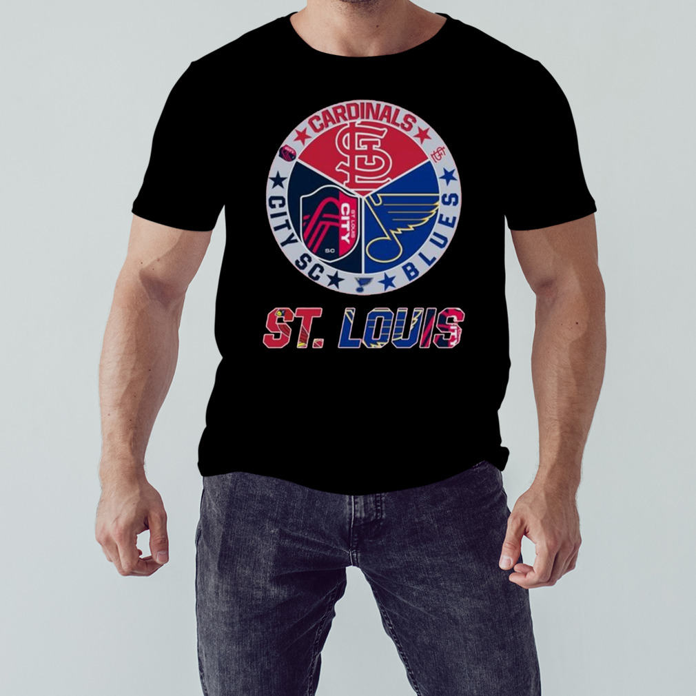 ST Louis Cardinals City SC And Blues 2023 Shirt
