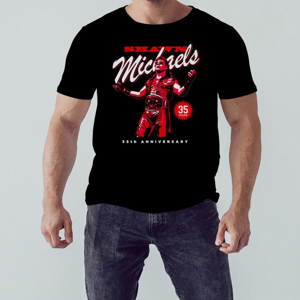 Shawn Michaels 35th Anniversary Retro shirt