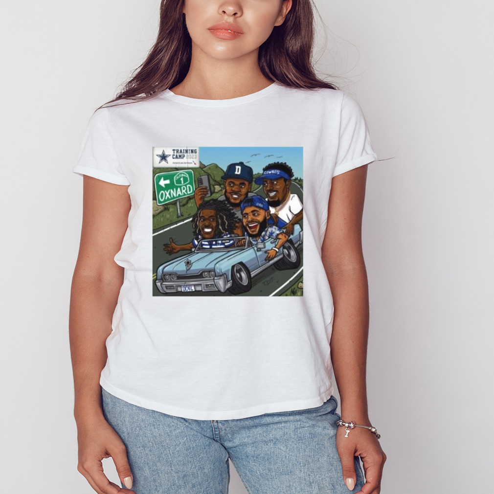 Training Camp 2023 We’re Headed To Cali Next Week Micah Parsons Dak Prescott And Ceedee Lamb Shirt 2 Women's shirt