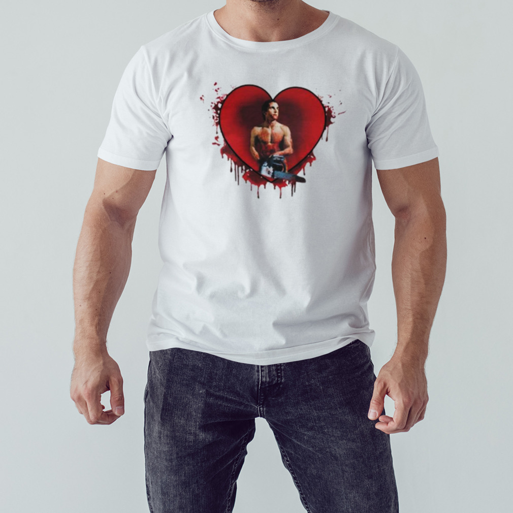 American Psycho Chainsaw Ringer love shirt