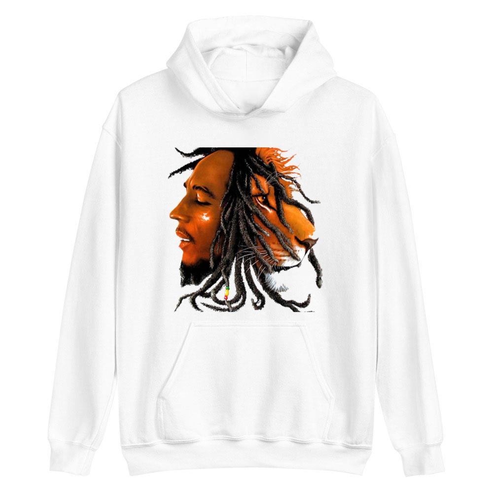 Bob Marley Lion Face T-Shirt For Mens
