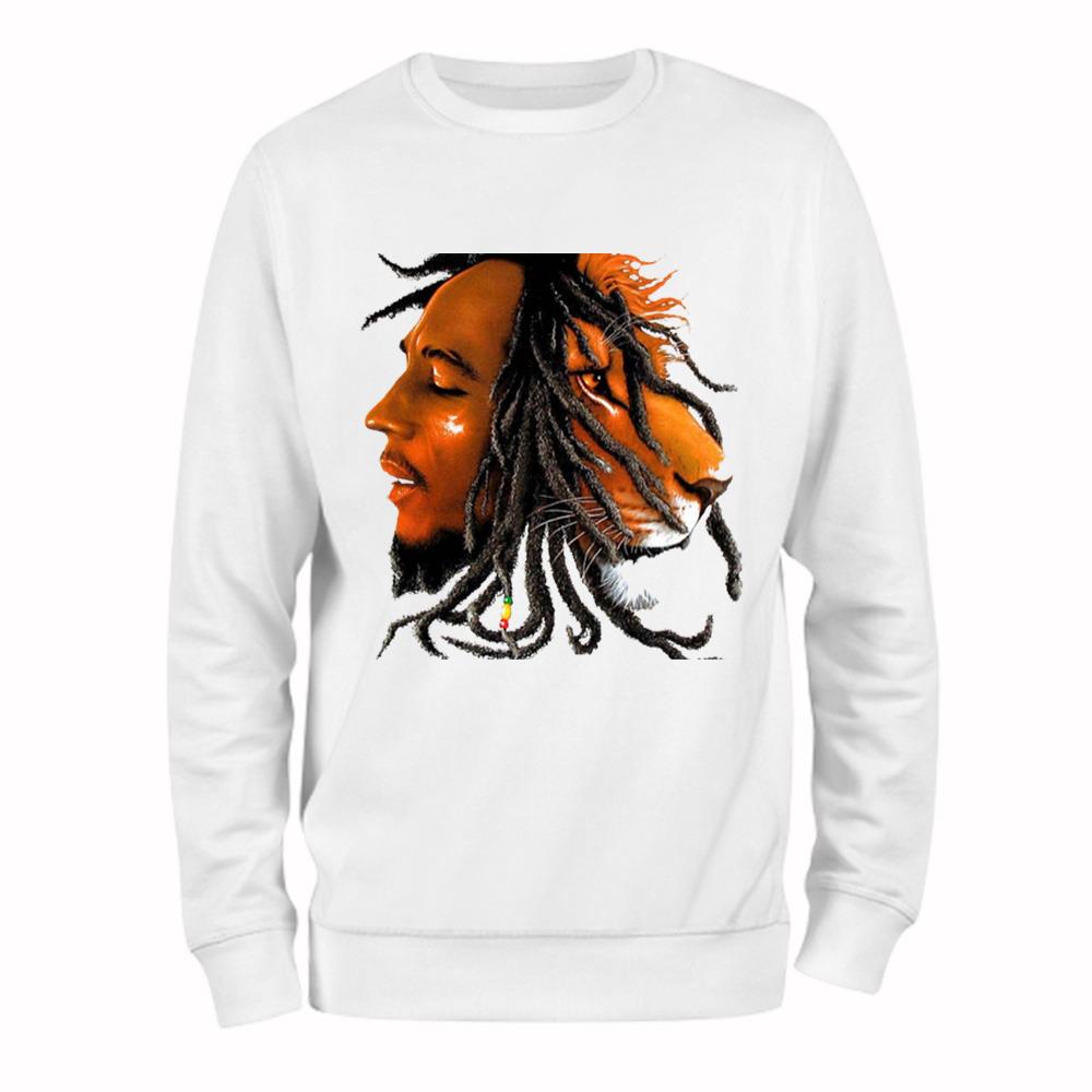 Bob Marley Lion Face T-Shirt For Mens