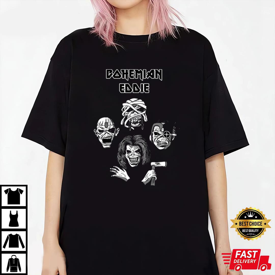 Bohemian Eddie Iron Maiden T-shirt