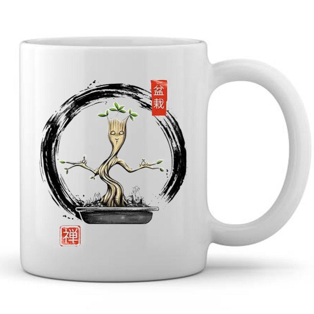 Bonsai Tree Japanese Zen OM Chakra Meditations Unisex T-Shirt