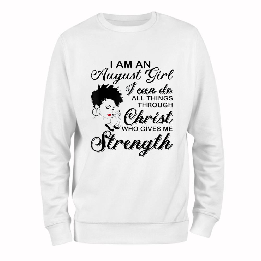 Born In May I'm An August Birthday Black Girl T-Shirt