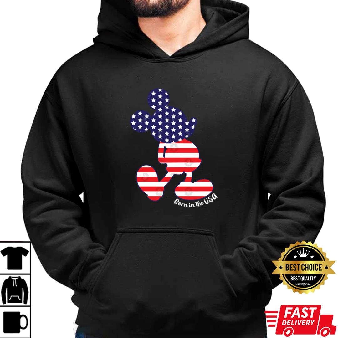 Born In The Usa Disney 4th Of July T-Shirt