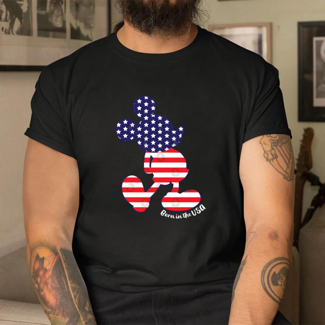 Born In The Usa Disney 4th Of July T-Shirt